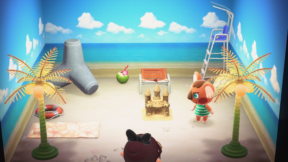 Animal Crossing: New Horizons Канберр жилой дом Интерьер