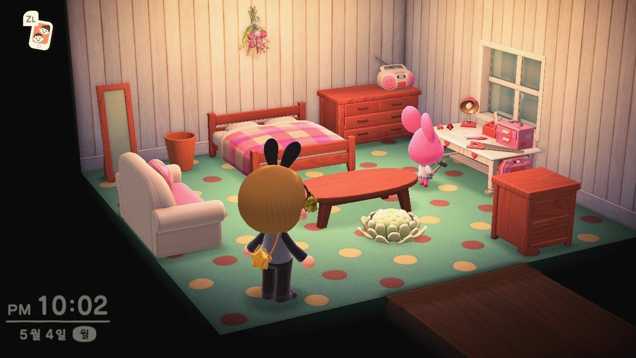 Animal Crossing: New Horizons Sucrette Maison Intérieur