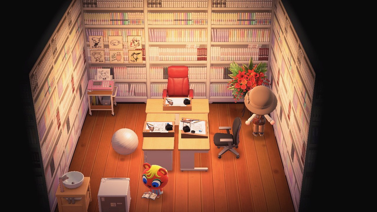 Animal Crossing: New Horizons Каролин жилой дом Интерьер