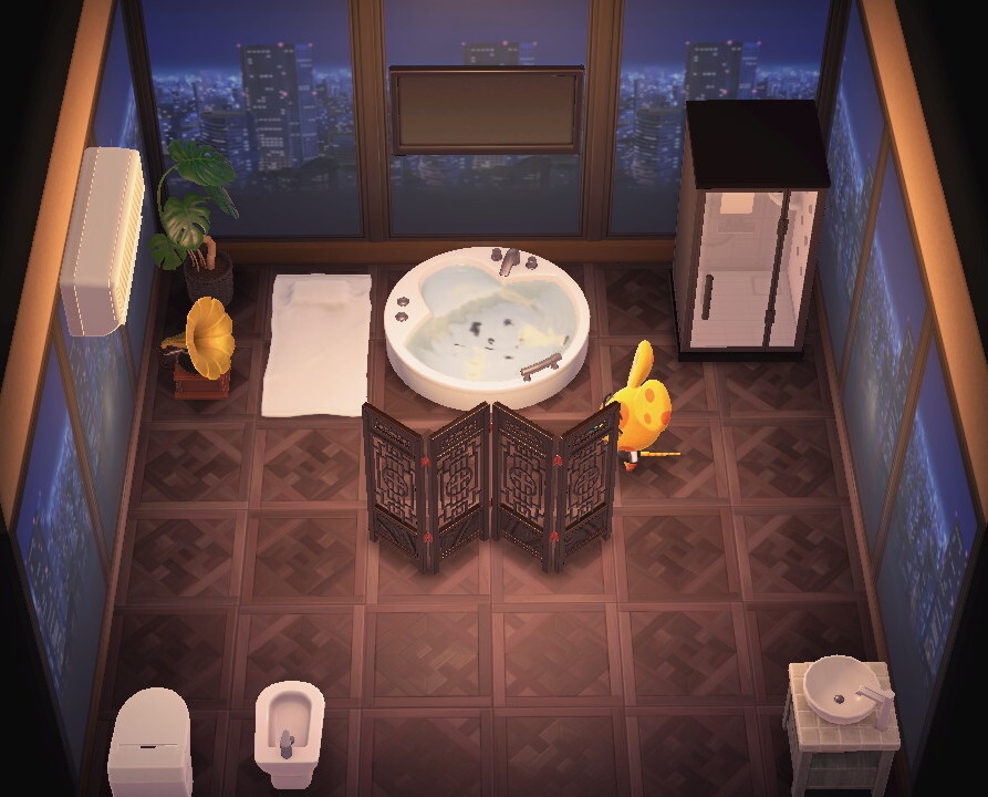 Animal Crossing: New Horizons Чаддер жилой дом Интерьер