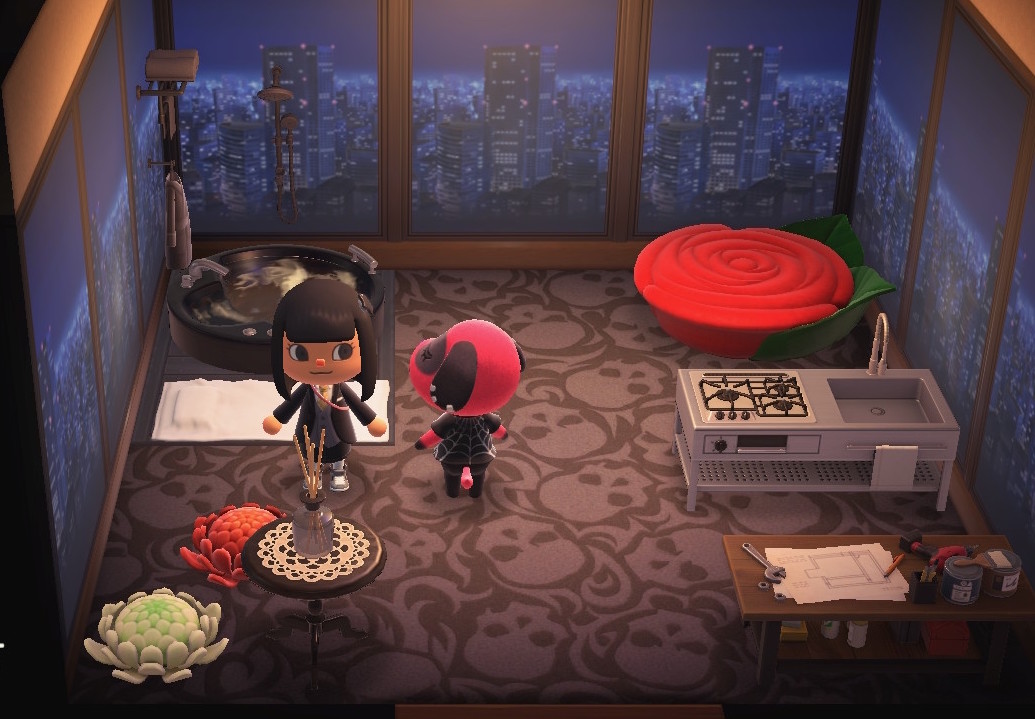 Animal Crossing: New Horizons Cherry Casa Interieur