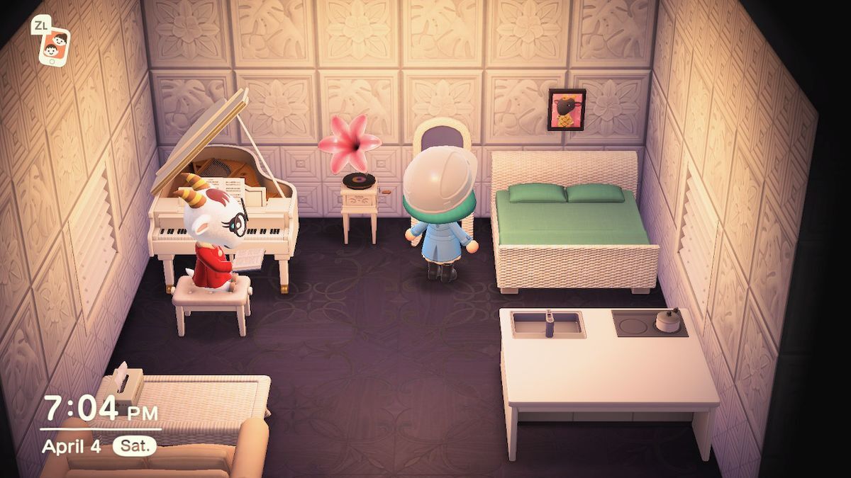 Animal Crossing: New Horizons Biquette Maison Intérieur