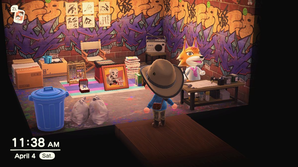 Animal Crossing: New Horizons Zoilo Casa Interior