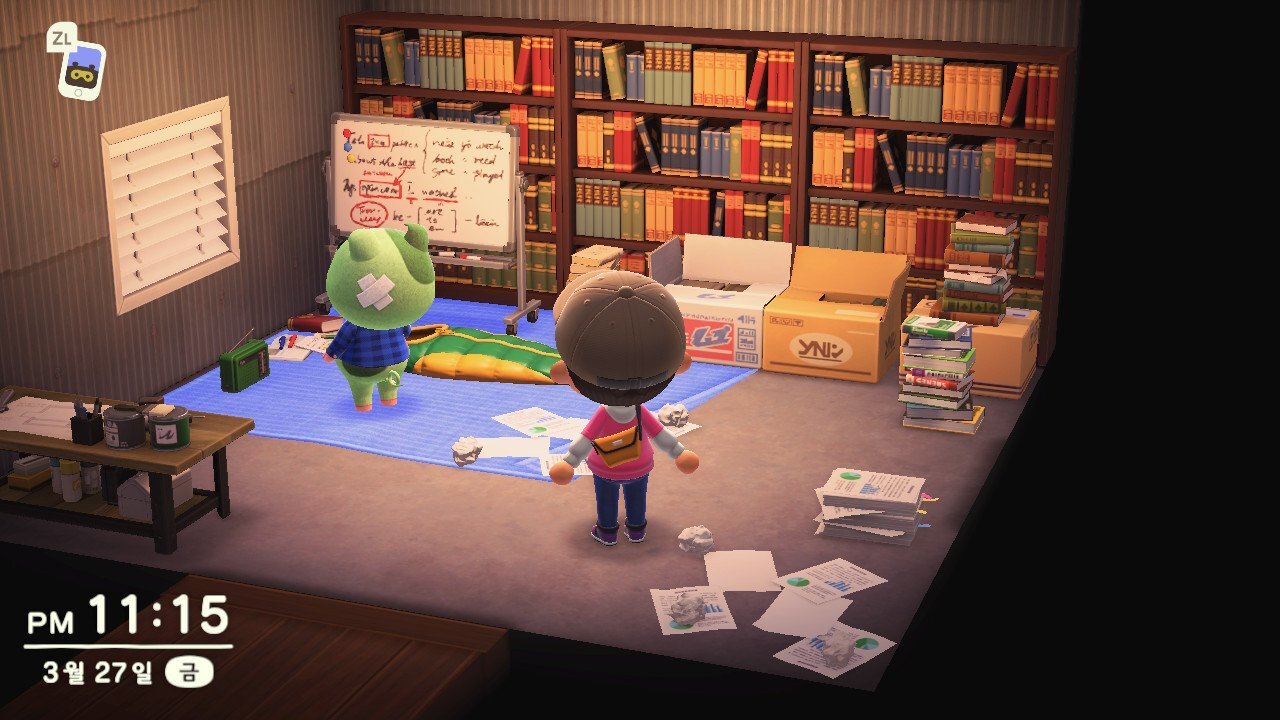 Animal Crossing: New Horizons Кобб жилой дом Интерьер
