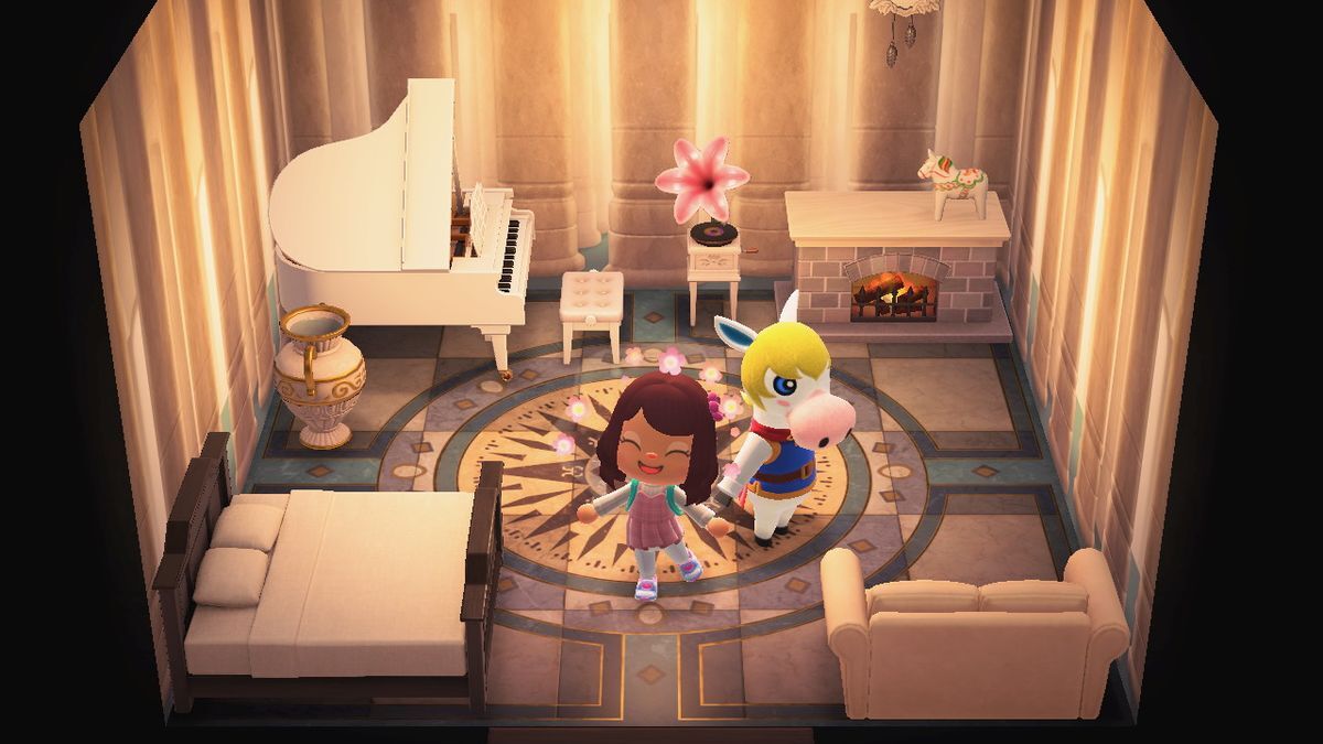 Animal Crossing: New Horizons Колтон жилой дом Интерьер