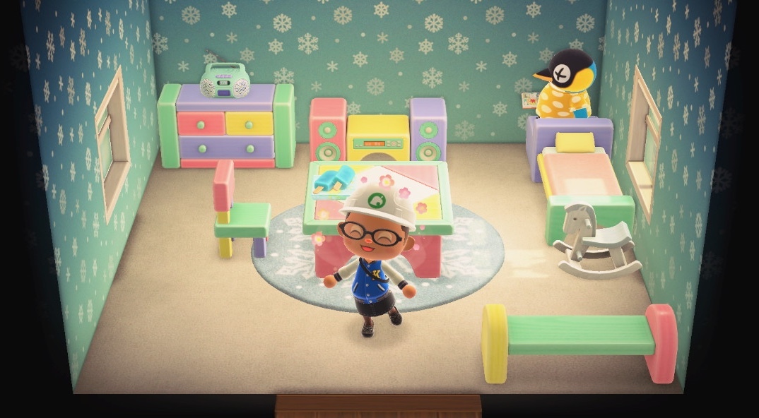 Animal Crossing: New Horizons Cube Casa Interieur