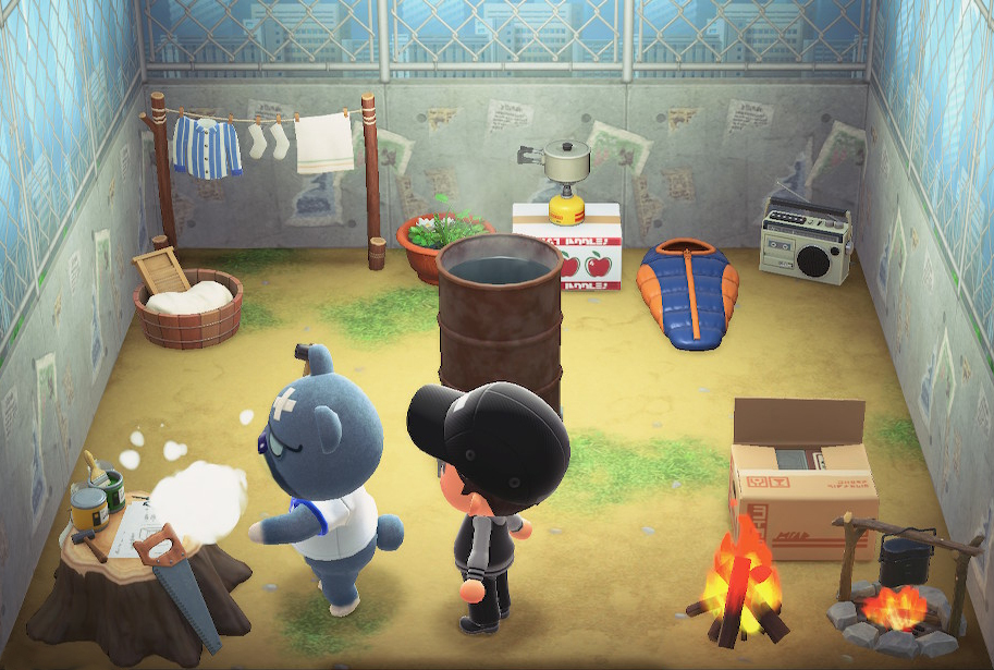 Animal Crossing: New Horizons Curt Casa Interieur