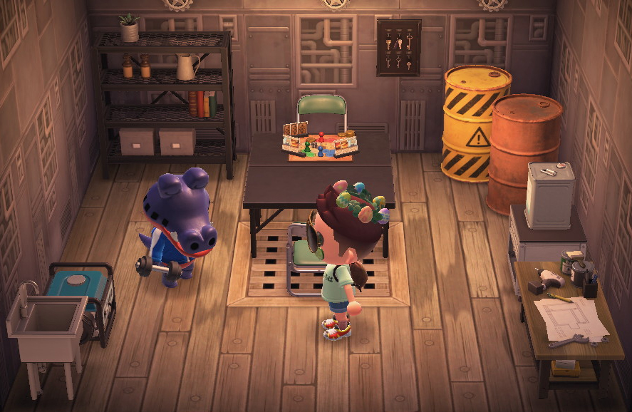 Animal Crossing: New Horizons Дел жилой дом Интерьер