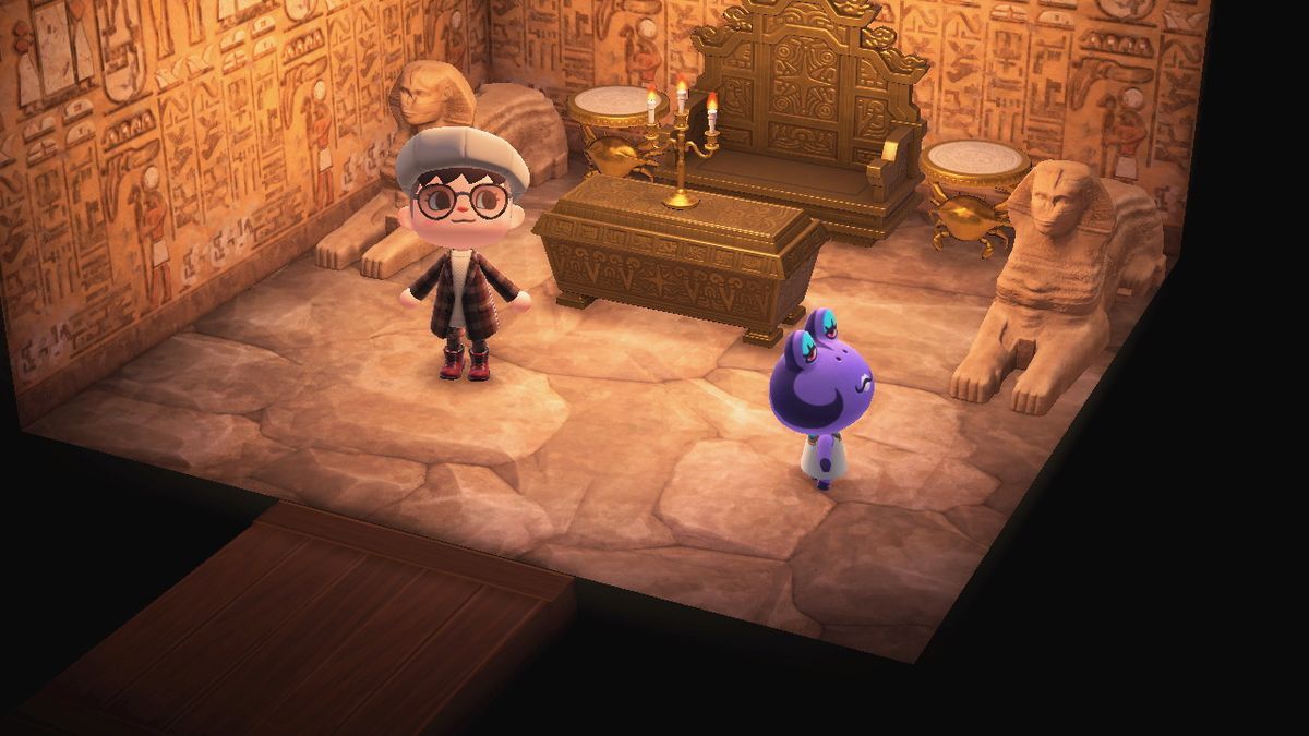 Animal Crossing: New Horizons Violette Maison Intérieur