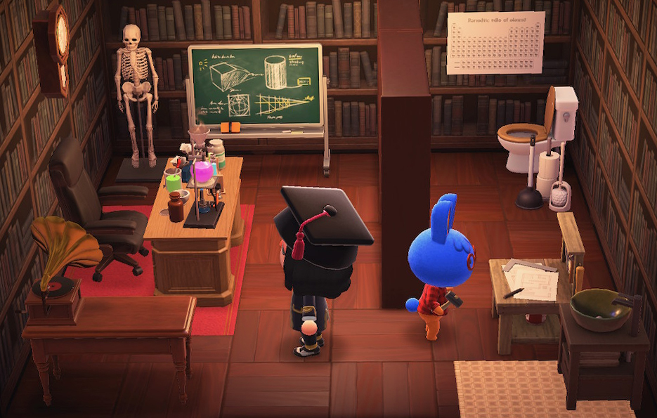 Animal Crossing: New Horizons Crispín Casa Interior