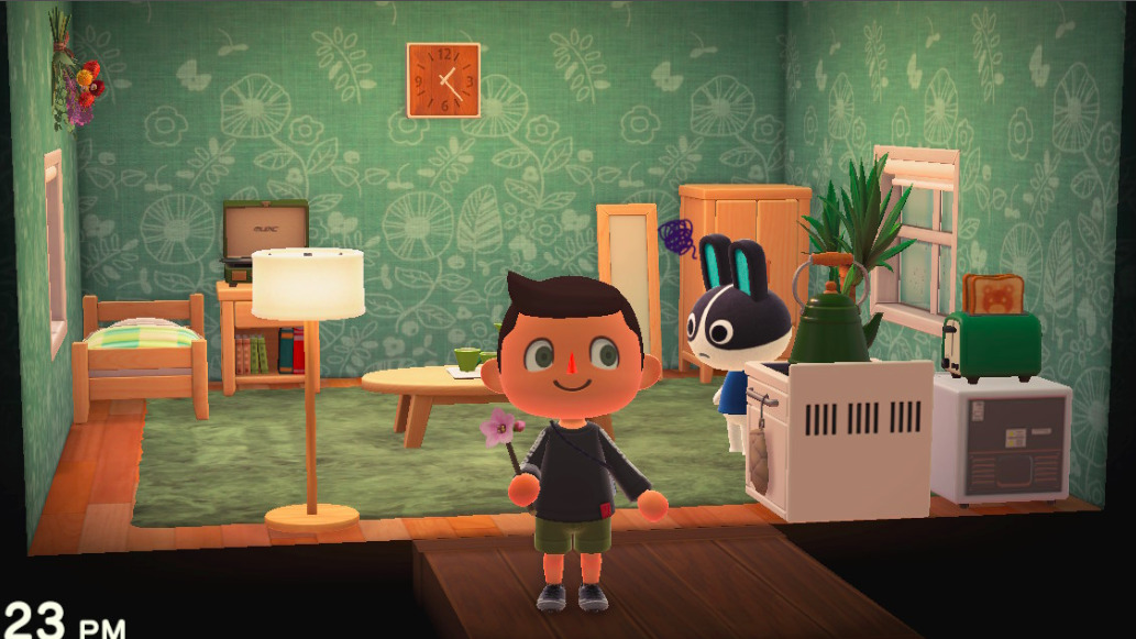 Animal Crossing: New Horizons Дотти жилой дом Интерьер