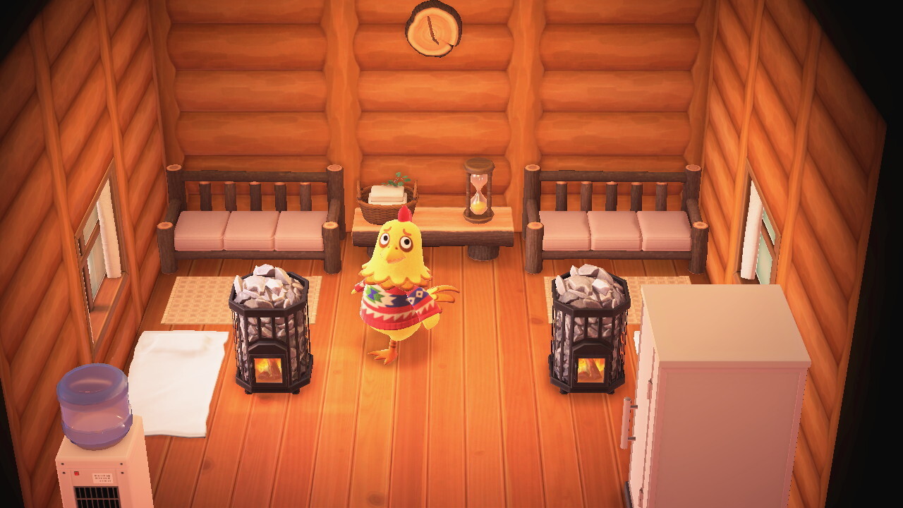 Animal Crossing: New Horizons Эгберт жилой дом Интерьер