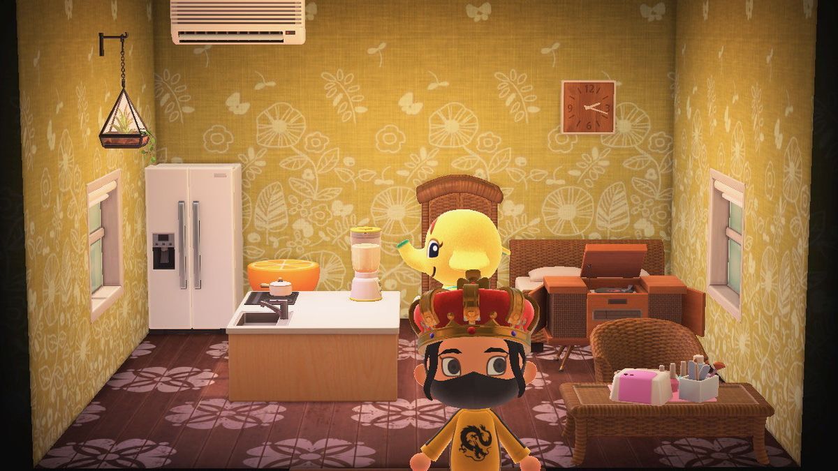 Animal Crossing: New Horizons Элоиз жилой дом Интерьер