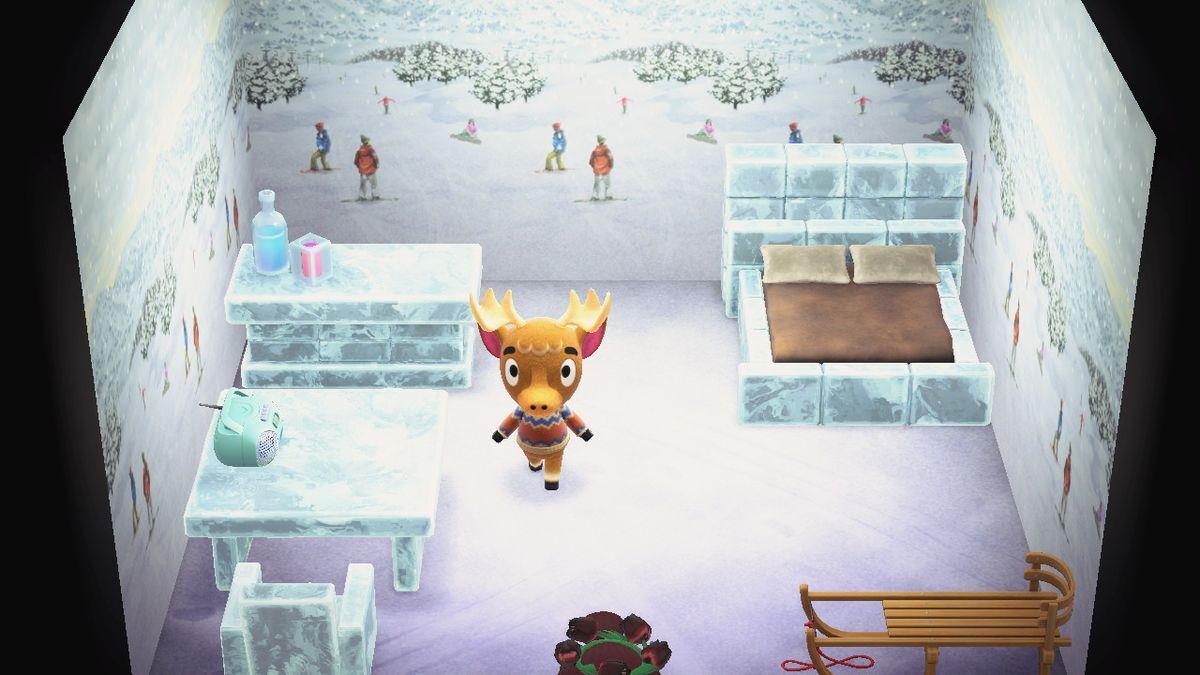 Animal Crossing: New Horizons Cervasio Casa Interior