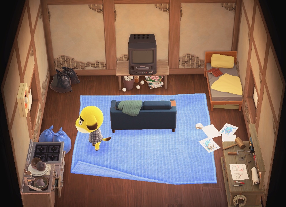 Animal Crossing: New Horizons Frett Casa Interieur