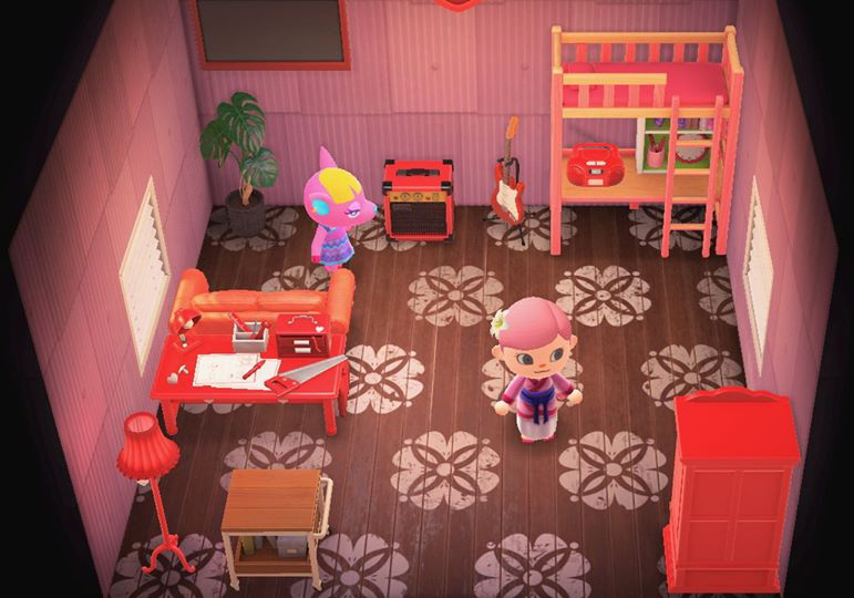 Animal Crossing: New Horizons Fuchsia House Interior