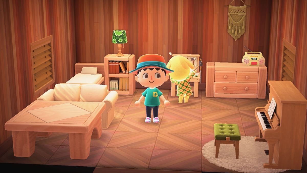 Animal Crossing: New Horizons Goldie Casa Interieur