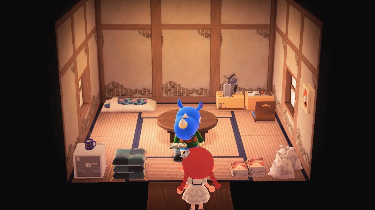 Animal Crossing: New Horizons Hornsby Casa Interieur