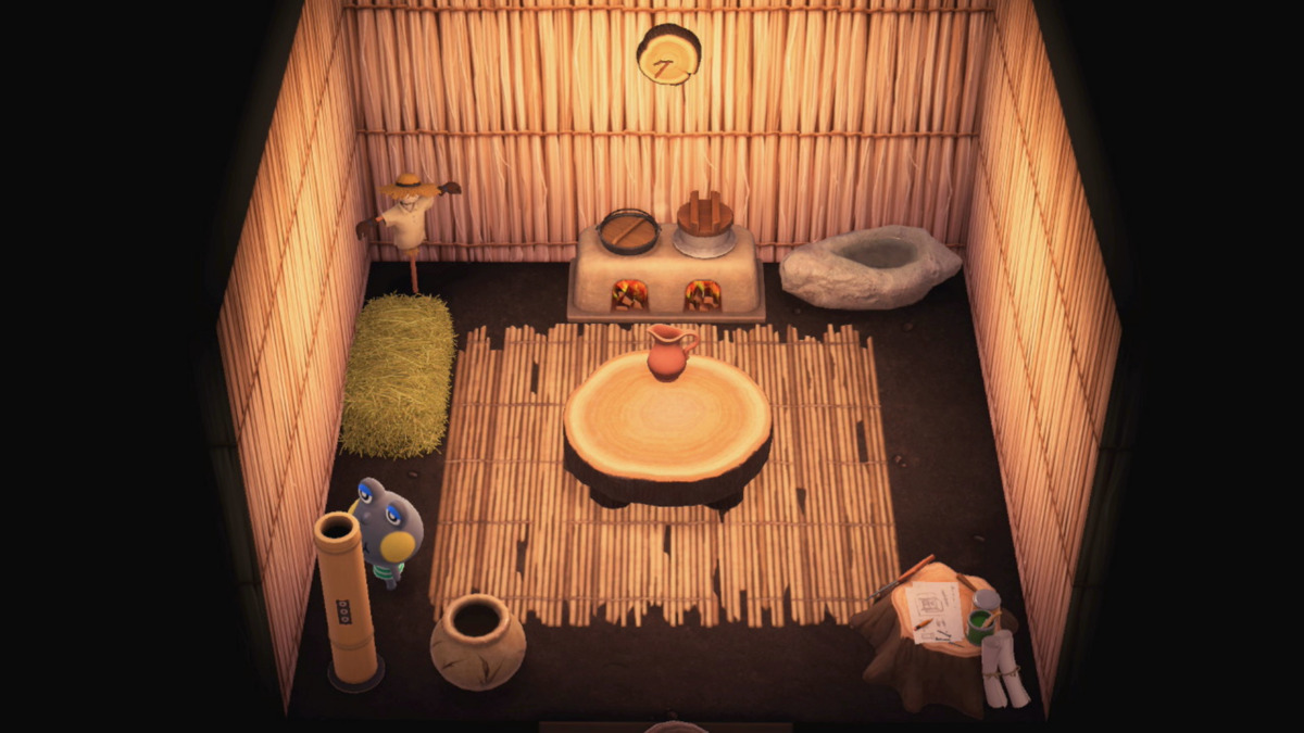 Animal Crossing: New Horizons Хак жилой дом Интерьер