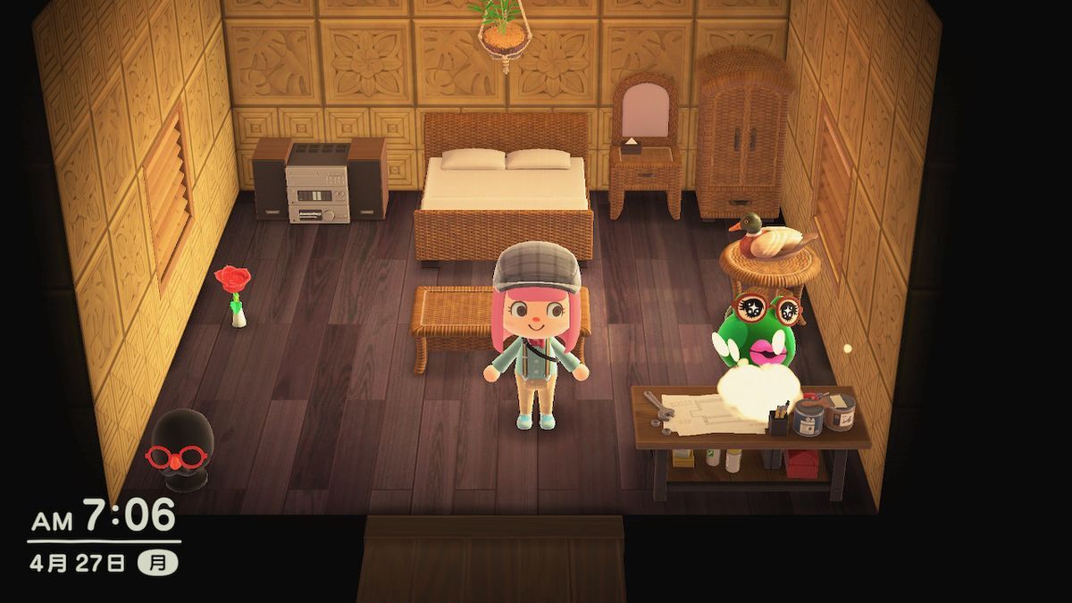 Animal Crossing: New Horizons Gambette Maison Intérieur