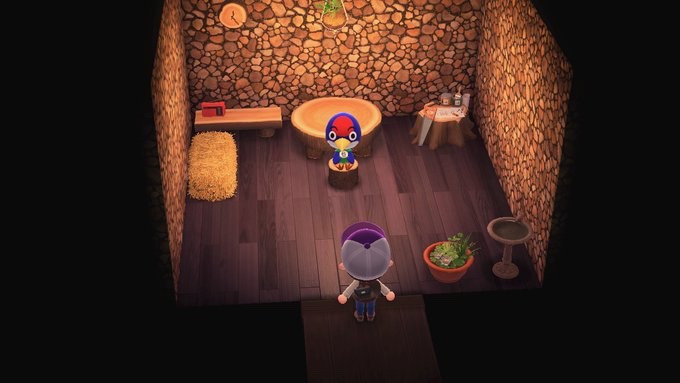 Animal Crossing: New Horizons Jota Casa Interior