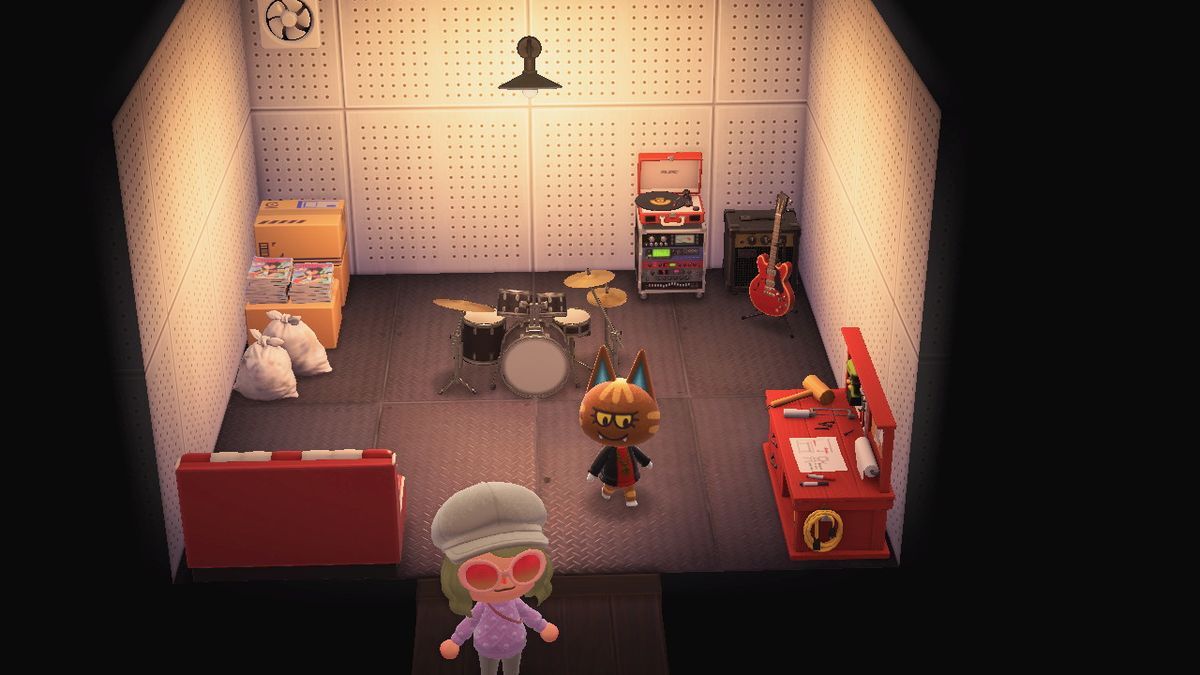 Animal Crossing: New Horizons Katt Casa Interieur