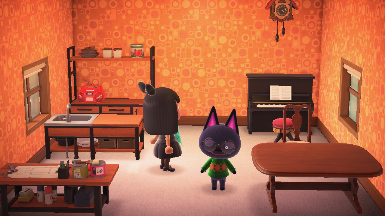 Animal Crossing: New Horizons Kiki House Interior