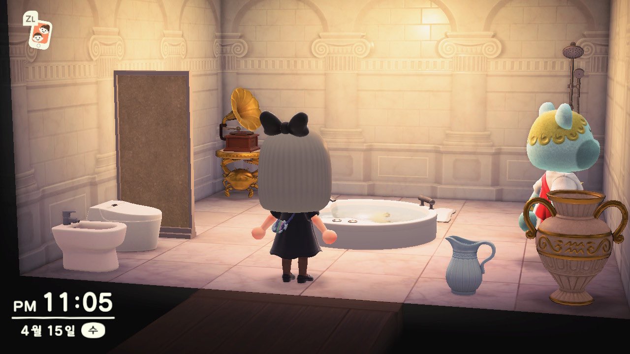 Animal Crossing: New Horizons Klaus Casa Interieur