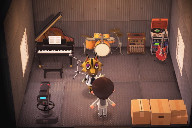 Animal Crossing: New Horizons Кайл жилой дом Интерьер