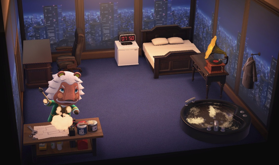 Animal Crossing: New Horizons Lionel House Interior