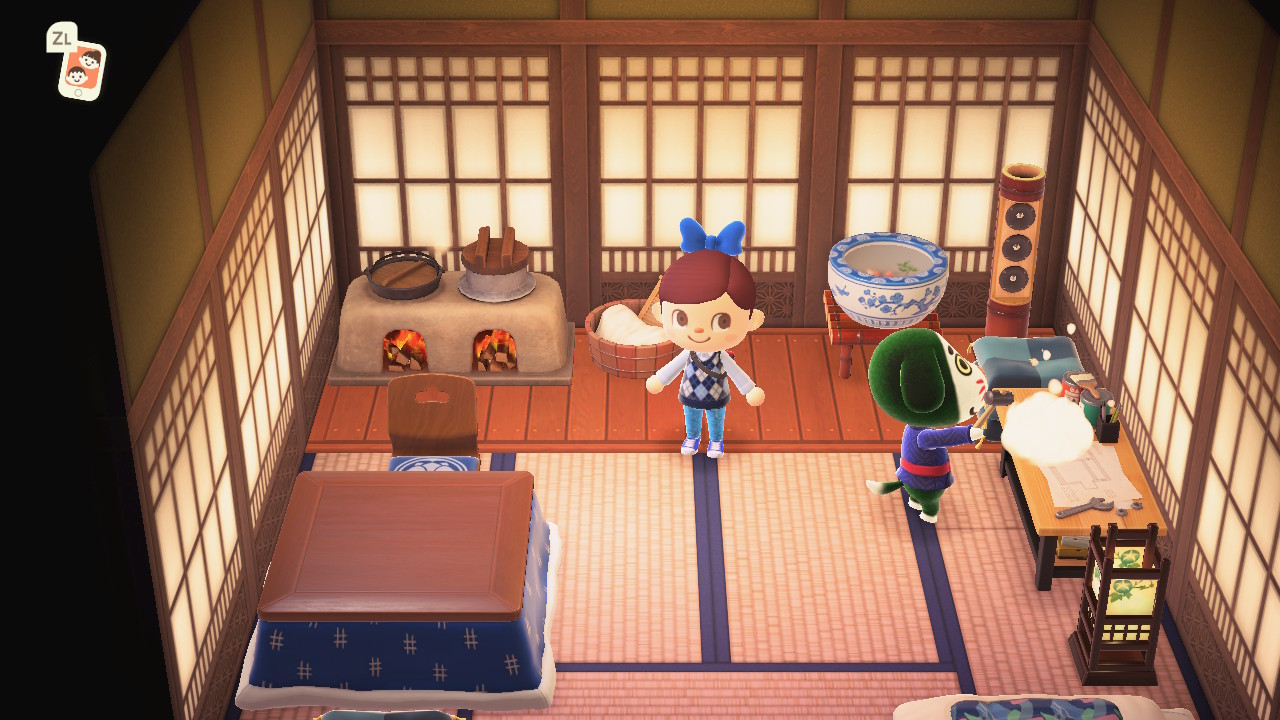 Animal Crossing: New Horizons Марсел жилой дом Интерьер