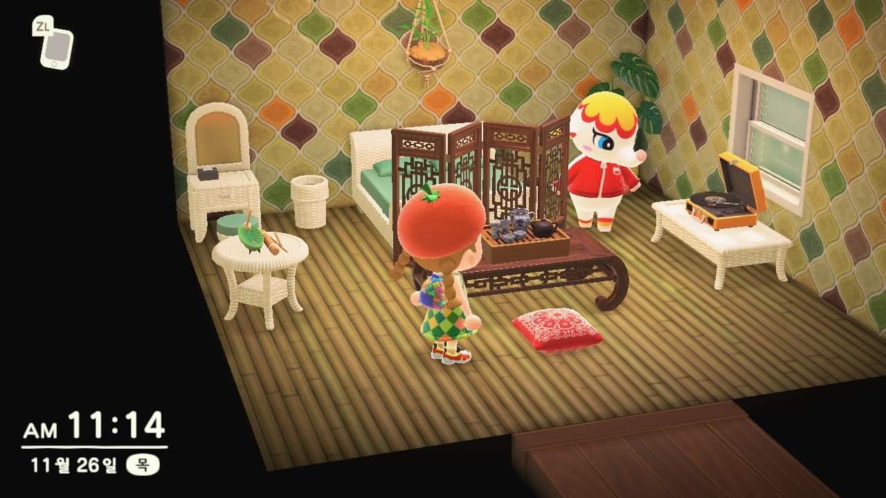 Animal Crossing: New Horizons Марджи жилой дом Интерьер