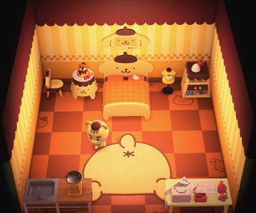 Animal Crossing: New Horizons Марти жилой дом Интерьер