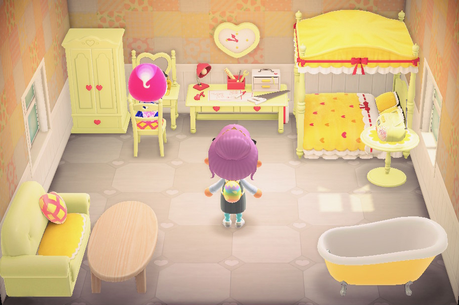 Animal Crossing: New Horizons Мидж жилой дом Интерьер