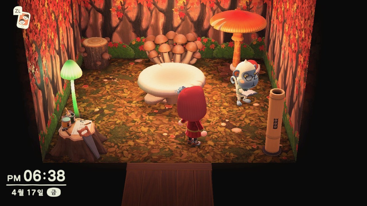 Animal Crossing: New Horizons Monty House Interior