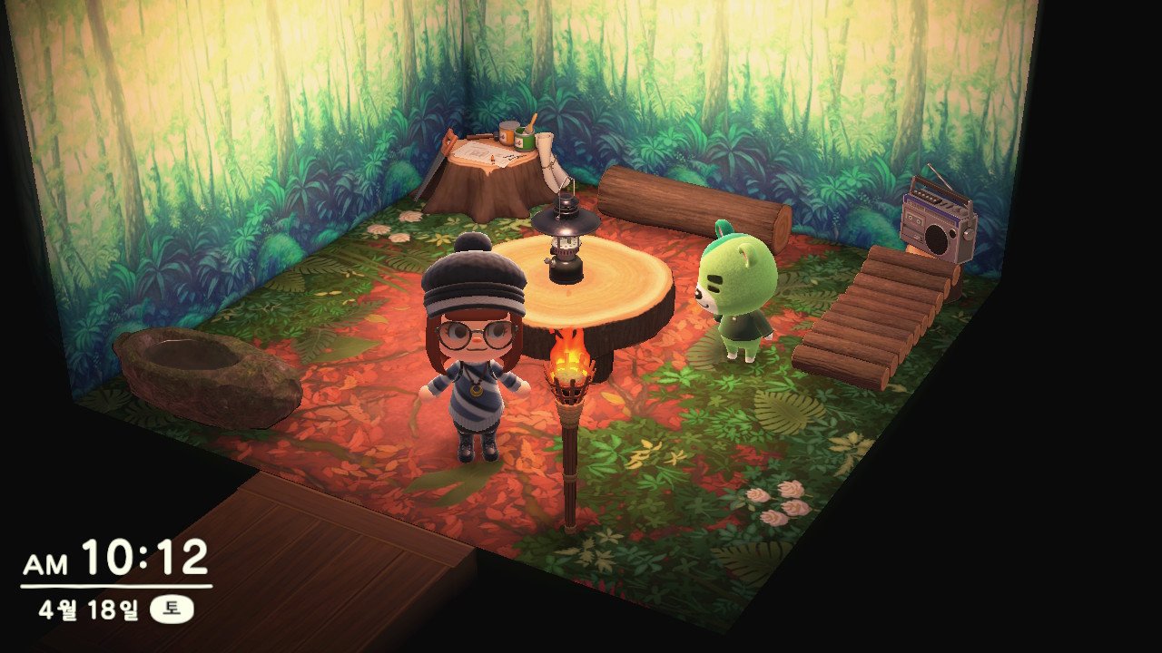 Animal Crossing: New Horizons Orsón Casa Interior