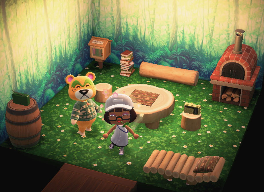 Animal Crossing: New Horizons Нэйт жилой дом Интерьер