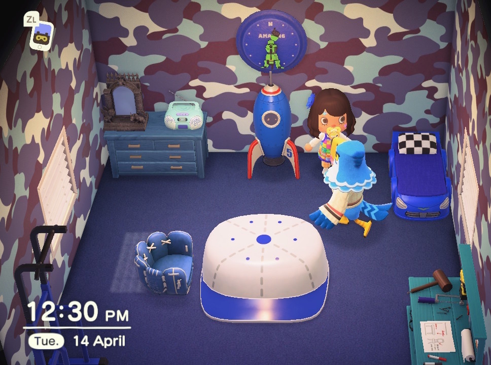 Animal Crossing: New Horizons Attilio Huis Interni