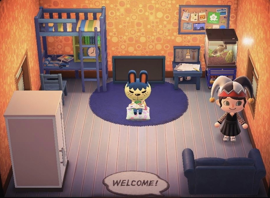 Animal Crossing: New Horizons Méloni Casa Interior