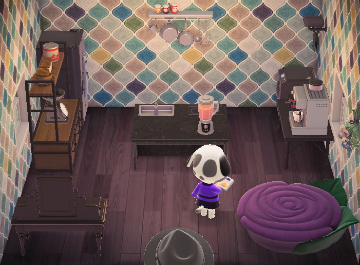 Animal Crossing: New Horizons Portia Casa Interieur