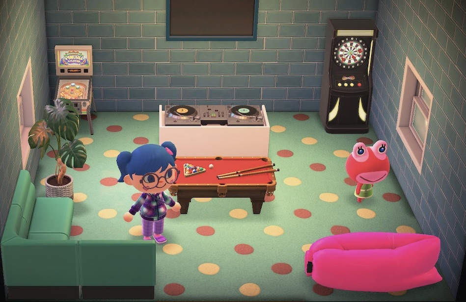 Animal Crossing: New Horizons Puddles House Interior