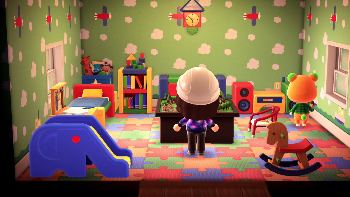 Animal Crossing: New Horizons Pudge Casa Interieur