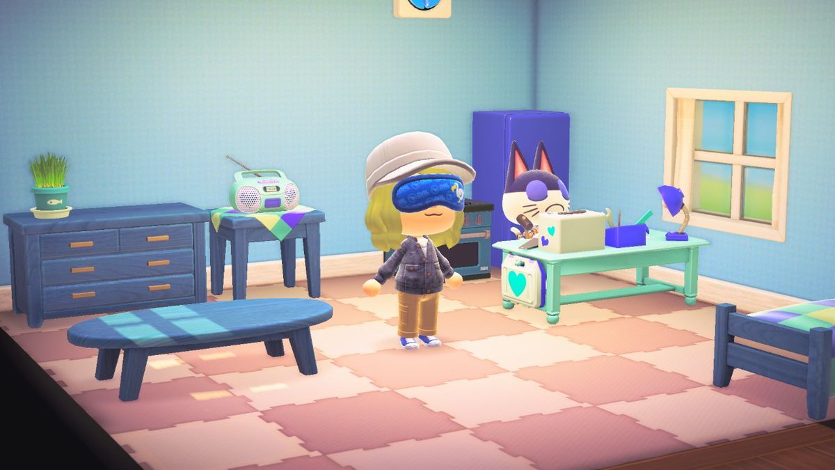 Animal Crossing: New Horizons Панчи жилой дом Интерьер