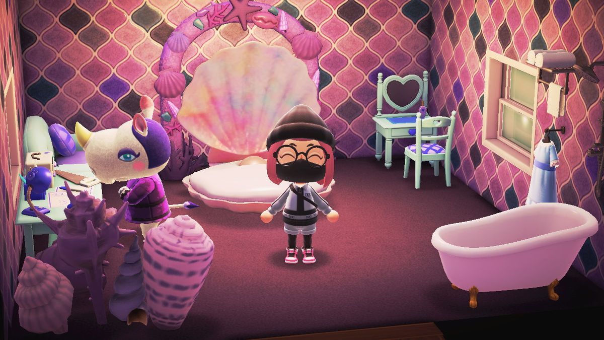 Animal Crossing: New Horizons Ронд жилой дом Интерьер