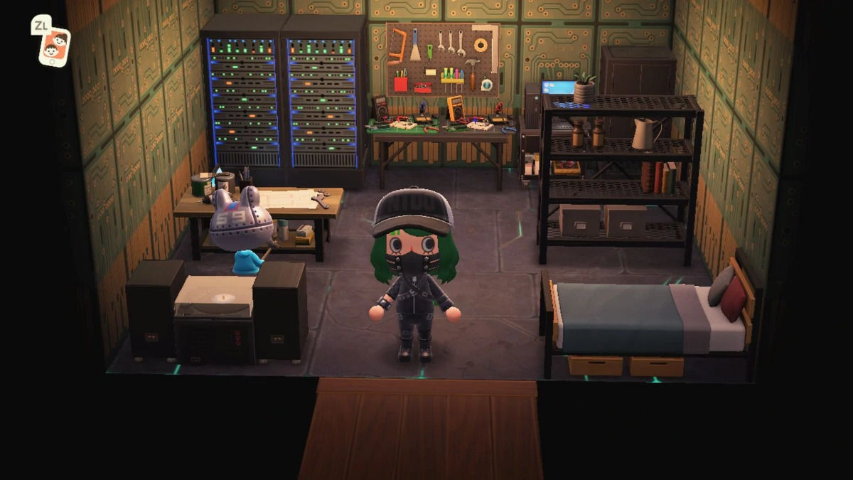Animal Crossing: New Horizons Ribbot House Interior