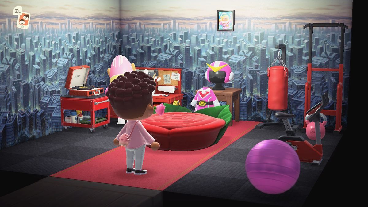 Animal Crossing: New Horizons Rocket Casa Interieur