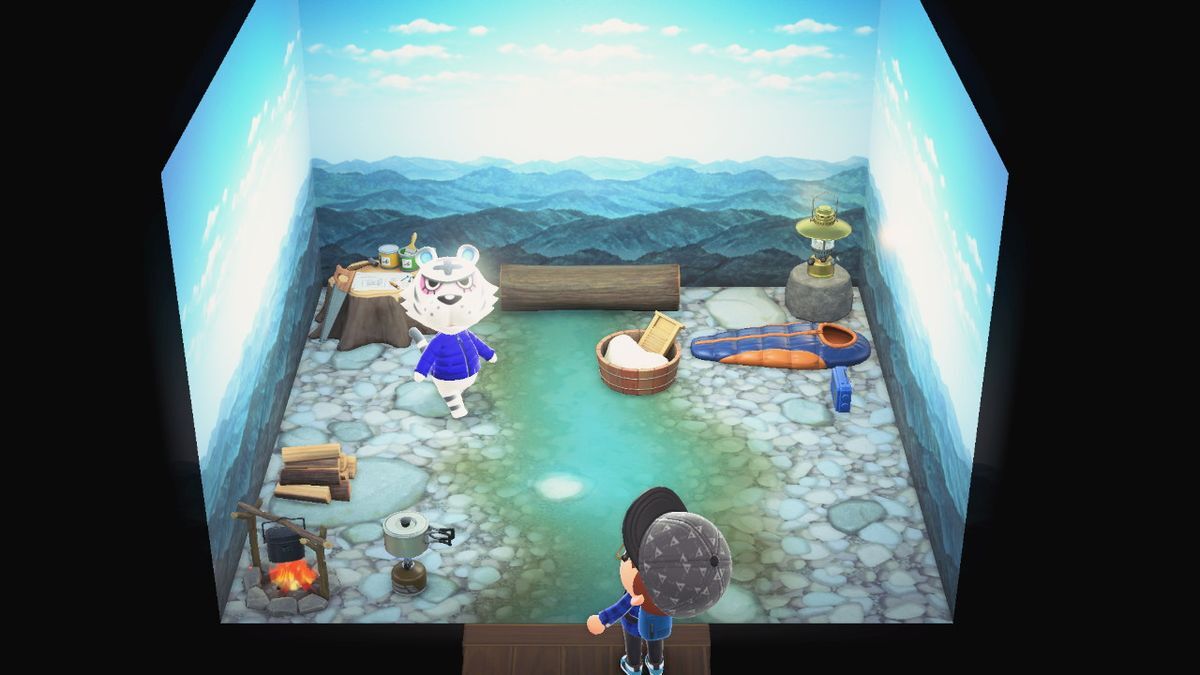 Animal Crossing: New Horizons Рольф жилой дом Интерьер