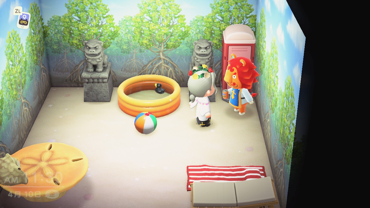 Animal Crossing: New Horizons Leon Haus Innere