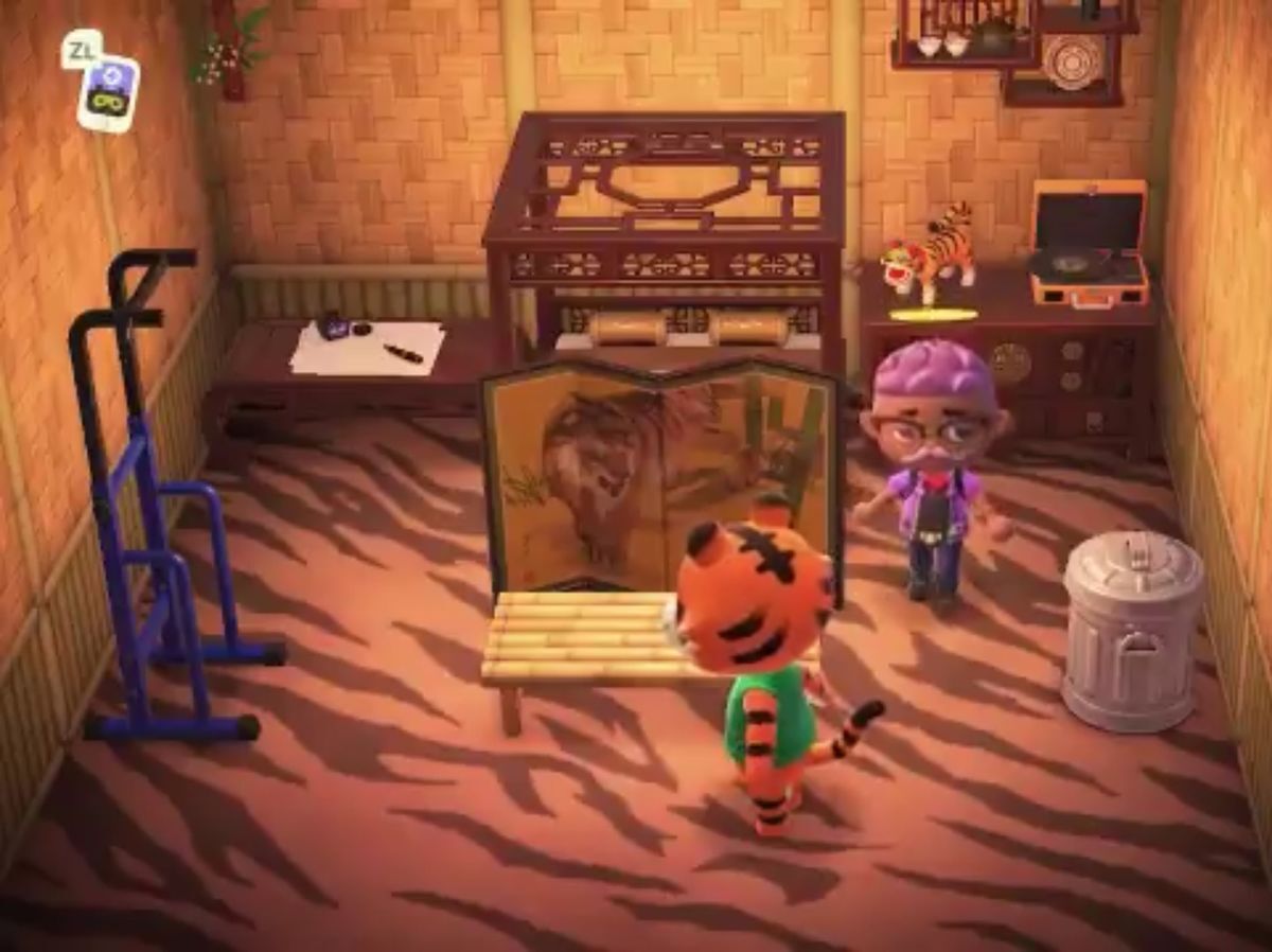 Animal Crossing: New Horizons Rowan Casa Interieur