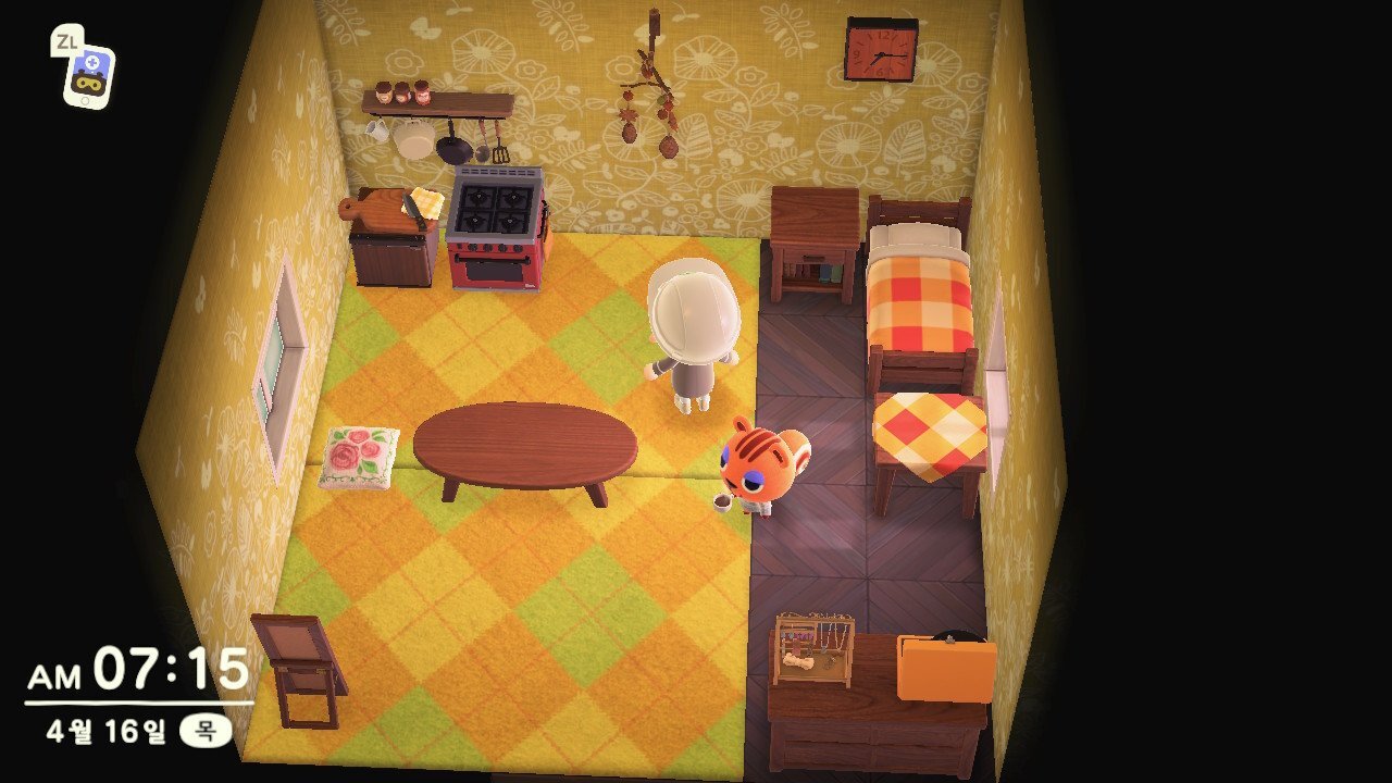 Animal Crossing: New Horizons Damia Maison Intérieur